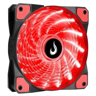 Ventoinha Rise Mode Wind W1 120mm LED Vermelho Preto - RM-WN-01-BR